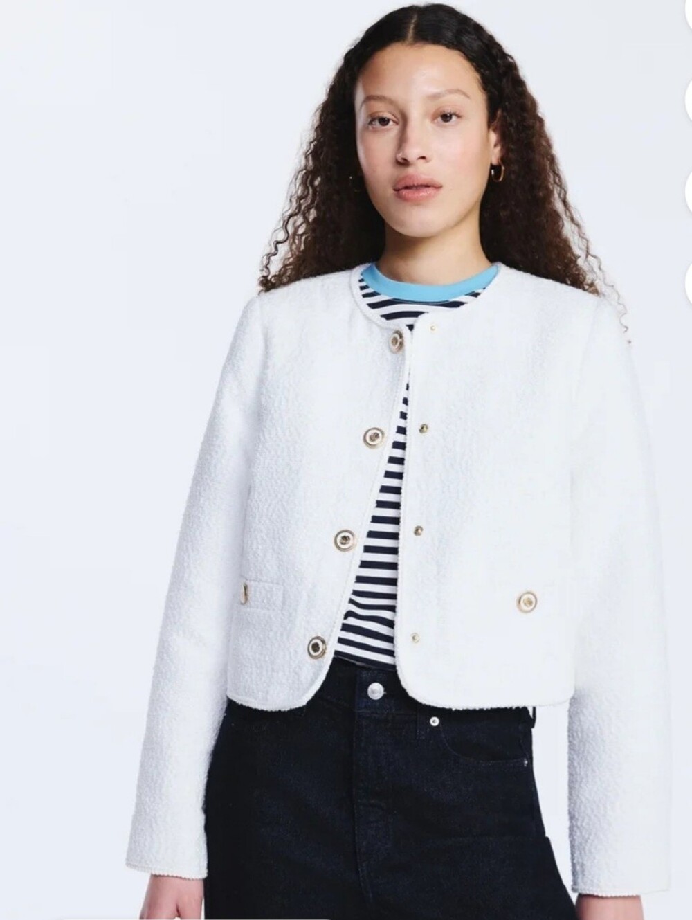 NWT Free Assembly Single Breasted Blazer, Snap Pockets, Snap Front Close